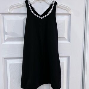Ladies Size Small 6/7 All in Motion Black and White Athletic Tank GUC